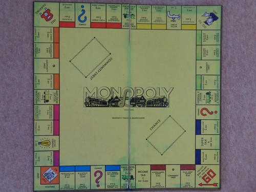 Vintage monopoly board - monopoly,