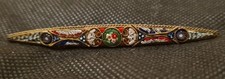 Vintage Antique MADE IN ITALY Italian Micro-Mosaic Brooch