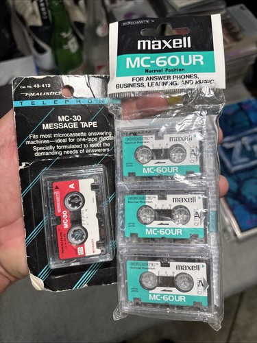 Maxell micro cassette 60ur - maxell, mc-60ur