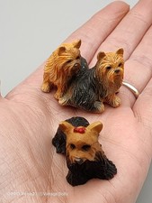 1/12 Scale Miniature Reploca Dogs For Doll's House UK Yorkshire Terrier Dog