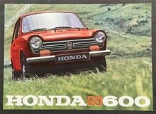 HONDA N600 Car Sales Brochure