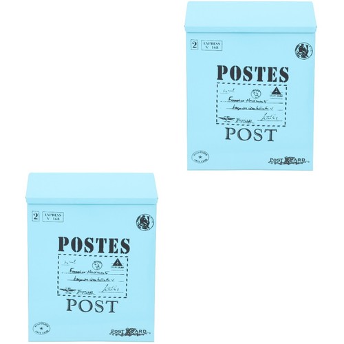 2pcs wall mount letter box - 2pcs,
