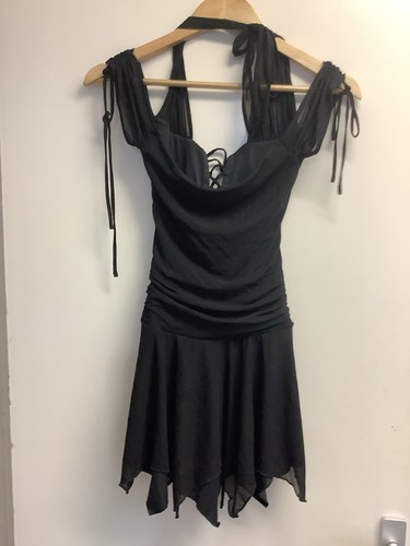 Women polly black dress - oh,