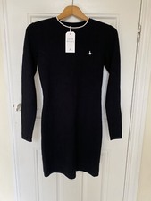 Jack Wills Tynemouth Long Sleeve Knitted Mini Dress Jumper Size 10 RRP £74.95