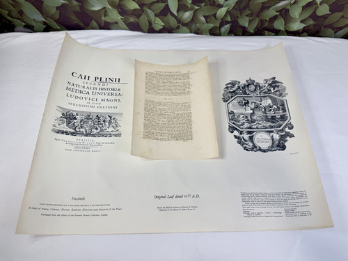 One original page - page, ~