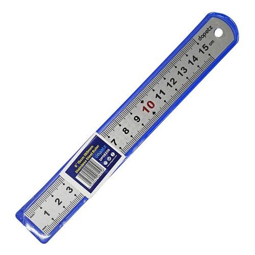 Metal ruler double side - ruler,