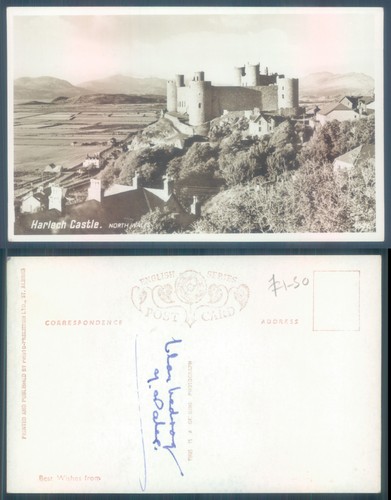 Harlech castle overlooking the - castle,