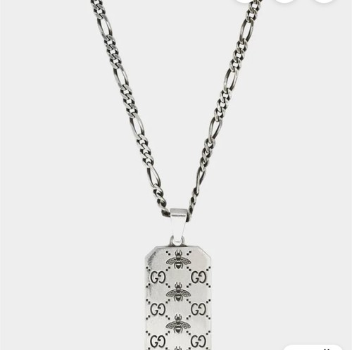 Gucci bee dog tag necklace - gucci, men