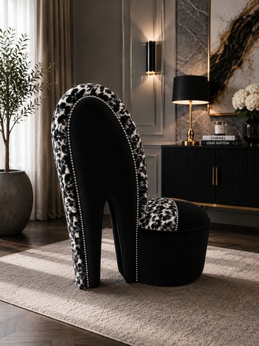 Luxury black plush snow - luxury,