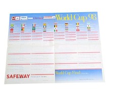 Safeway Fifa World Cup 98 Wallchart Unused Condition Free UK Post 