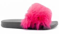 Ladies Womens Faux Fur Fluffy