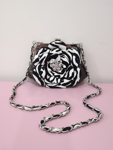 Y2k small zebra - zebra, bag