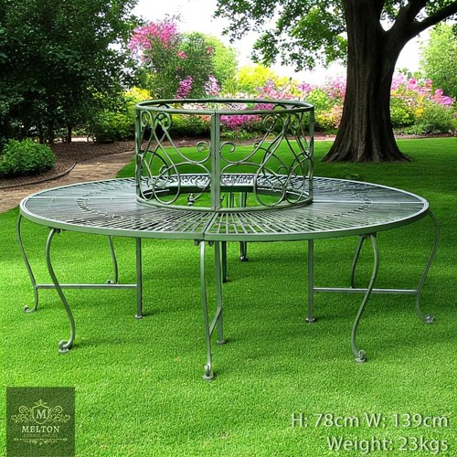 Victorian inspired tree bench - victorian,