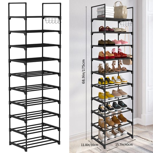 10tier narrow shoe rack - narrow,