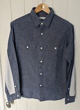 HEADPORTER PLUS Long Sleeve Japanese denim SHIRT L Made in Japan END DOPE BEAMS