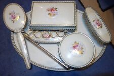 Regents of London seven piece dressing table set.