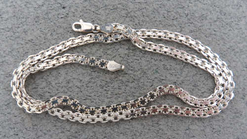 Bismark chain sterling silver - bismark,