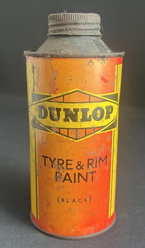 Dunlop tyre rim black - &, paint