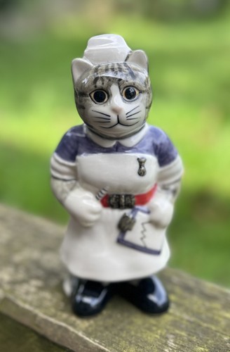 Vintage quail ceramics cat - vintage,