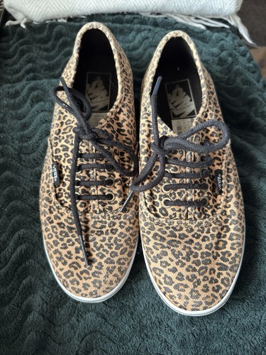 Leopard print vans - leopard,