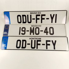 Number Plates, Numberplate, License Plate, Display Only, OD-UF-FY & More