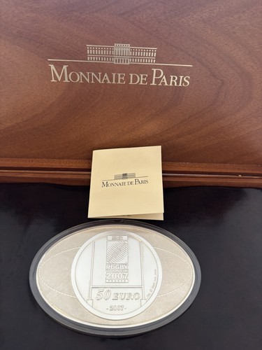 Silver kilo coin 2007 rugby - kilo,