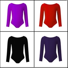 Girls Gymnastics Leotard Long
