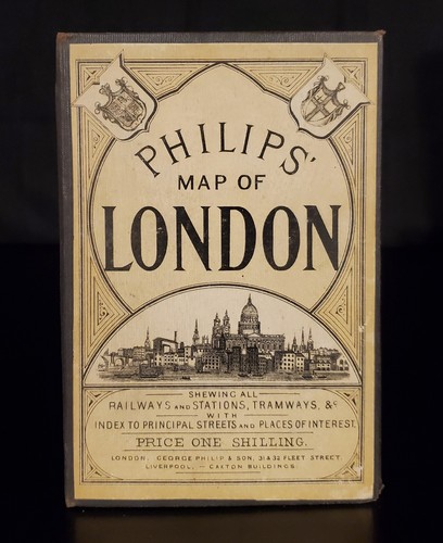 Philips map london by - map, of