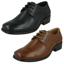 Boys Spot On Low Heel Lace Up