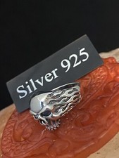 Solid Silver Skull Ring