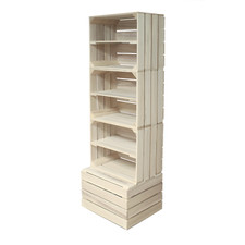 Crate shelving tower display - 4,