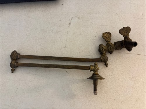 Antique victorian brass gas - victorian,