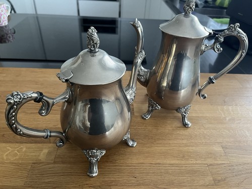 Vintage brass coffee tea - vintage,