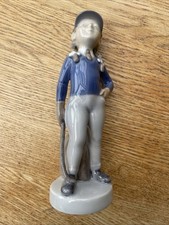 Royal Copenhagen Denmark Porcelain Figure Equestrian Riding Girl #4533