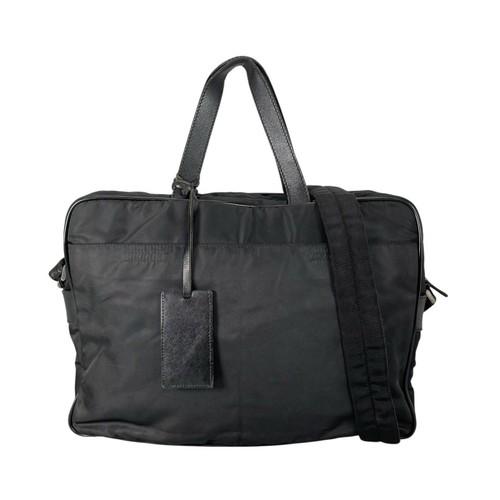 Prada briefcase triangle logo - prada,