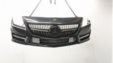 MERCEDES SLK R172 BUMPER AMG FRONT COMPLETE IN OBSIDIAN BLACK / 197 2012