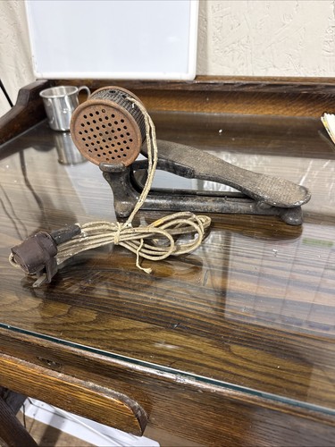 Antique cast iron foot control - antique,