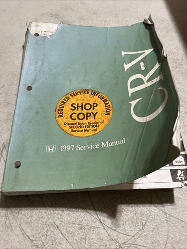 1997 honda service manual - service,