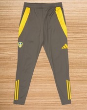 New Leeds United Small Adult Football Joggers Trousers Zipped pockets
