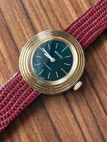 Rare vintage atlantic watch - atlantic, watch,17