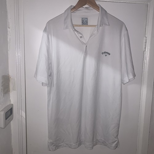 Callaway men white polo - men's, xl