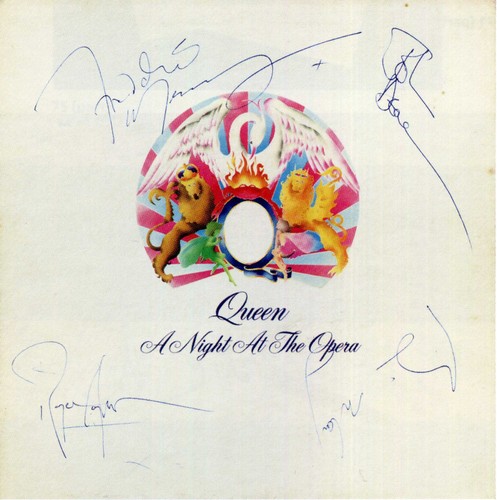 Queen signed night at the - queen, 'a