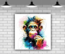Chimp Wall Art Patrice