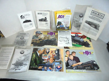 MTH AND LIONEL ENGINE AND CATALOGS TRAIN INSTRUCTION SHEETS. SHAY AND MORE.