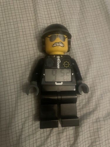 Lego badcop alarm clock - alarm,