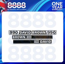 DECAL SET For David Brown 990