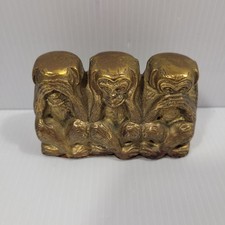 VTG Brass Three Wise Monkeys |