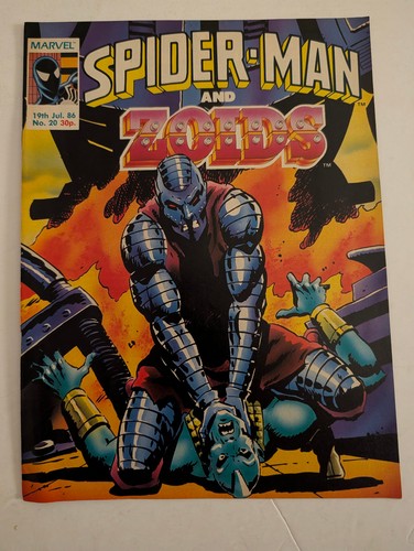 Spider man and zoids july - and,
