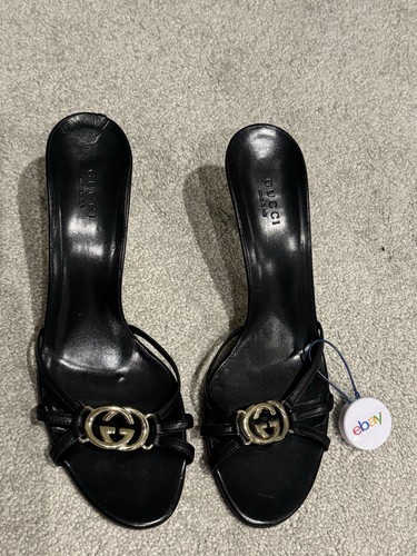 Vintage gucci black leather - vintage,