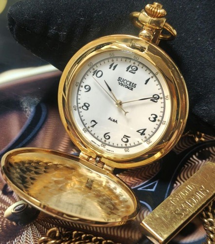 Seiko alba pocket watch - seiko, hunter